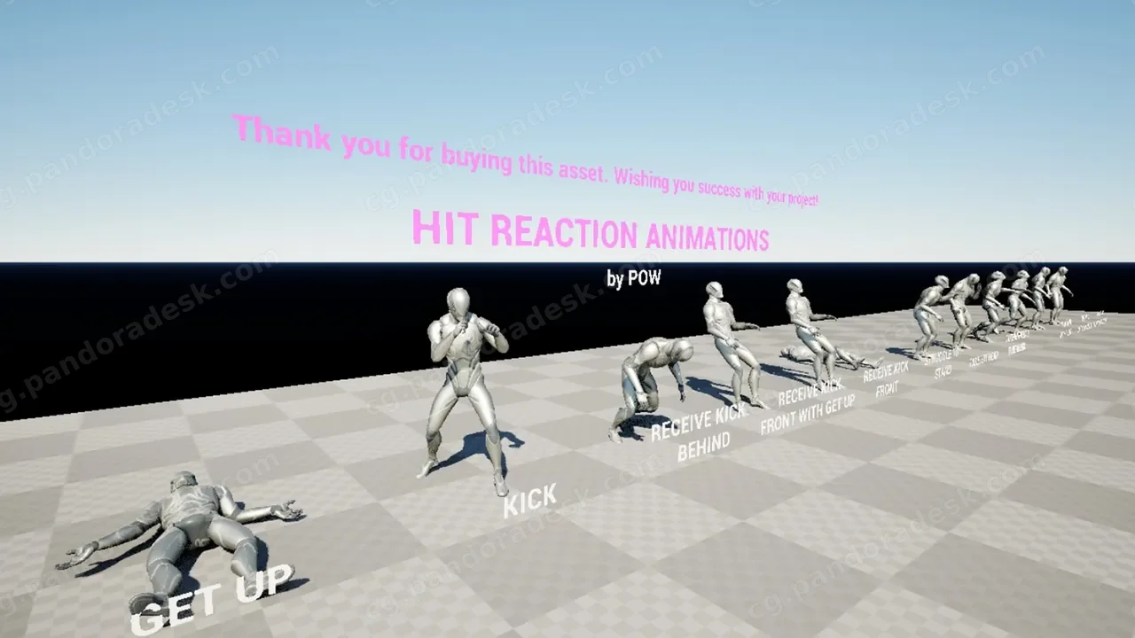命中反应动画 Hit Reaction Animations