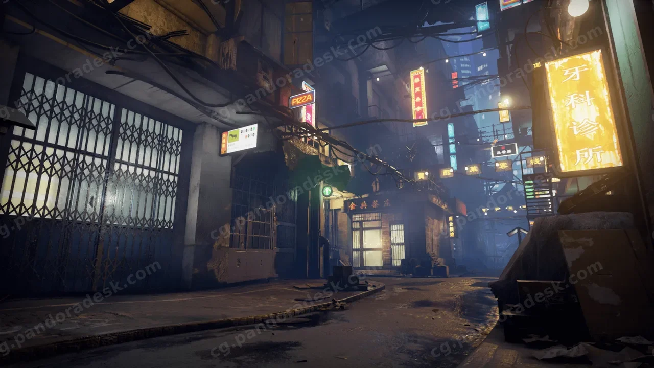 中国风小巷-Forgotten Alley