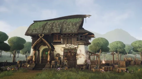 风格化维京小屋 Stylized Viking Hut