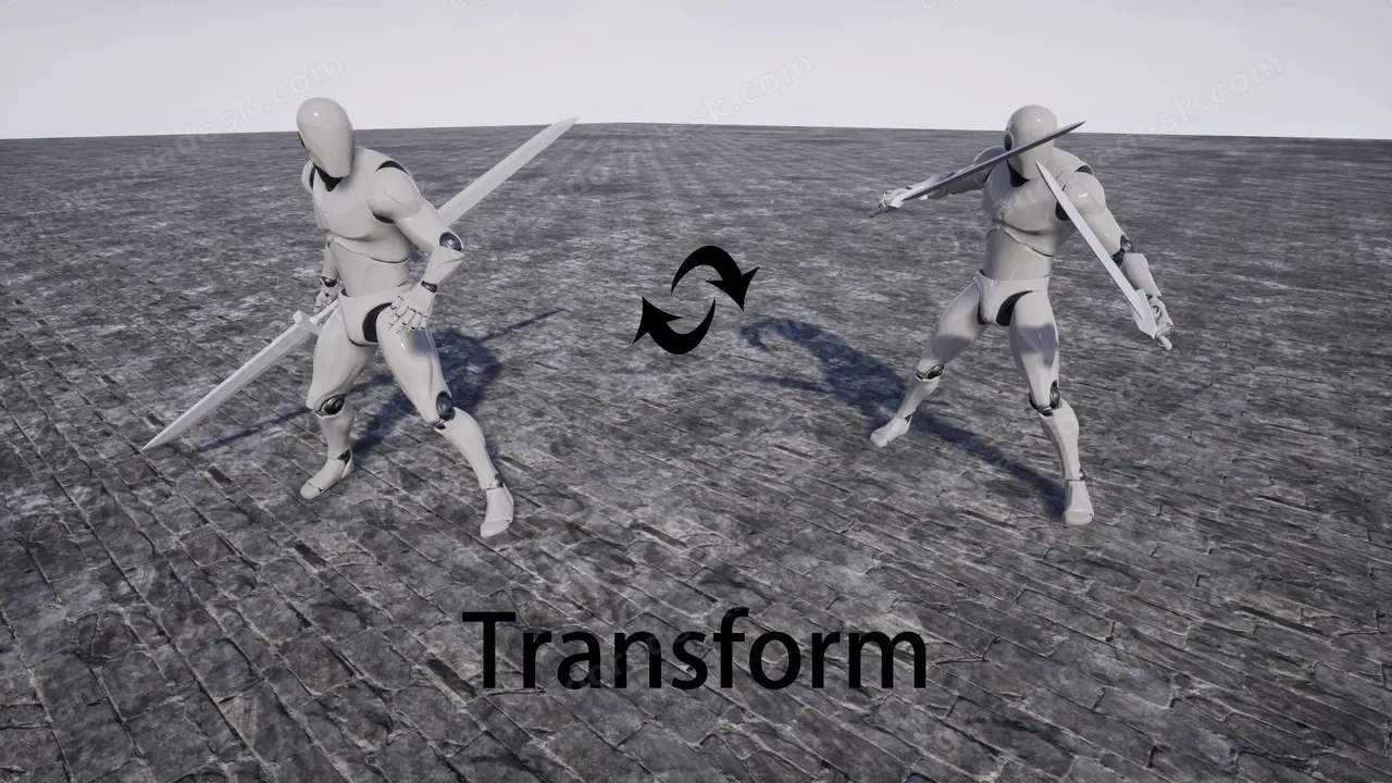 转换动画集(双剑和双刃)-Conversion Animset ( TwinSword & TwinBlades)