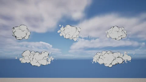 卡通云 Cartoon Clouds