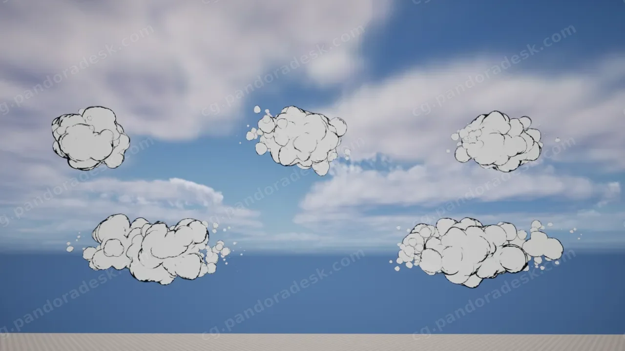 卡通云 Cartoon Clouds