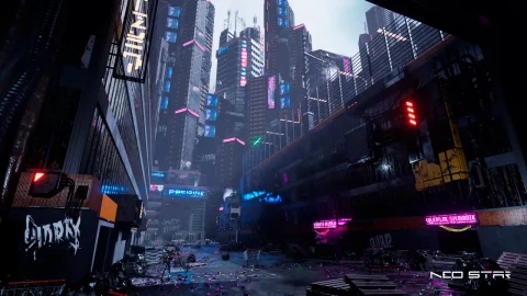 赛博朋克郊区 - Cyberpunk Outskirts