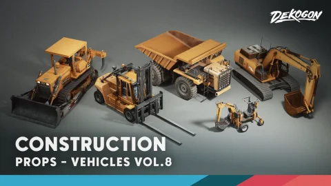 车辆 第8卷 - 建筑 Vehicles VOL.8 - Construction