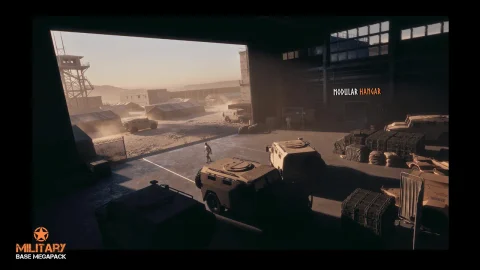军事基地超级包 - Military Base Megapack (Modular Military Base, Military Facility, Outpost, Army)