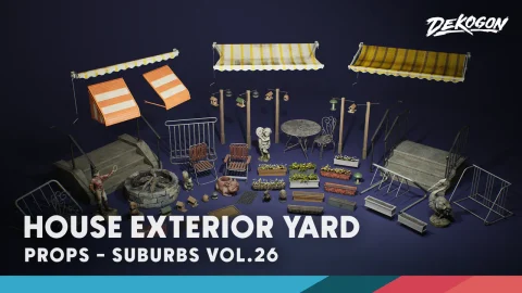 郊区 第26卷 - 房屋外部庭院 - Suburbs VOL.26 - House Exterior Yard