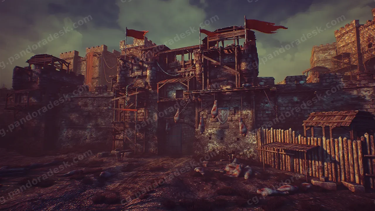 中世纪城镇战争防御堡垒-Fortress Builder Pack