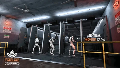 模块化射击场 - Modular Shooting Range (Military Base, Military Facility, Shooting Range, Army)