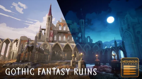 哥特奇幻城堡教堂-Fantasy Gothic Pack
