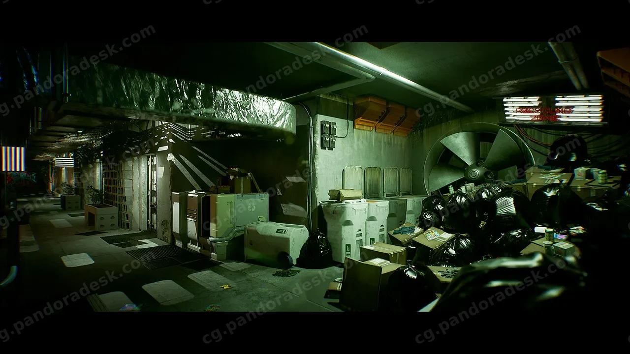 赛博朋克公寓大楼 - Cyberpunk Apartment Block