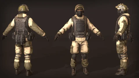 俄罗斯士兵/军事和警察-Russian Soldier, Military and Police, Customizable