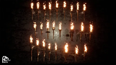终极火把套装 - Ultimate Torches package / 50 Variations