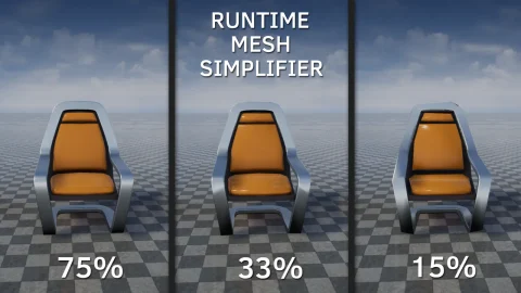 运行时网格简化插件 Runtime Mesh Simplifier