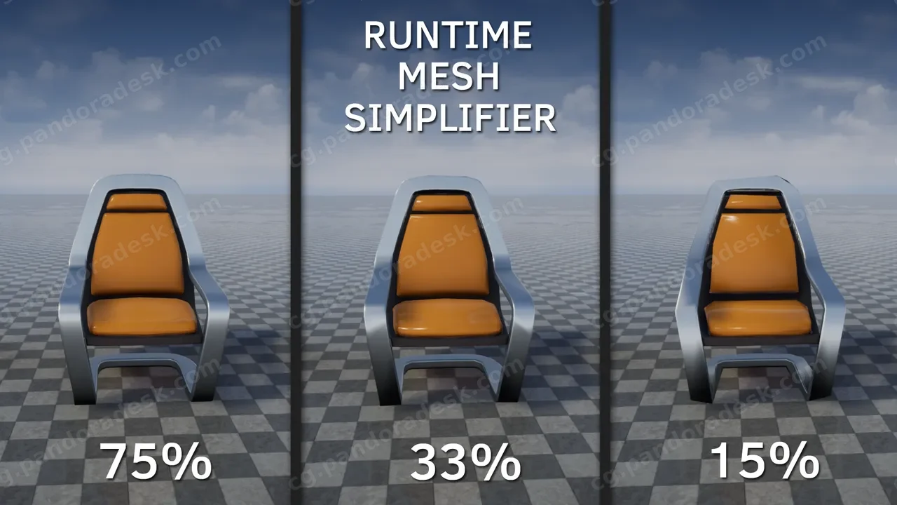 运行时网格简化插件 Runtime Mesh Simplifier
