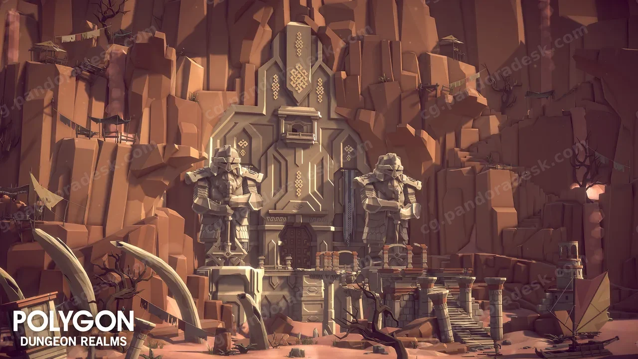 矮人王国-POLYGON - Dungeon Realms