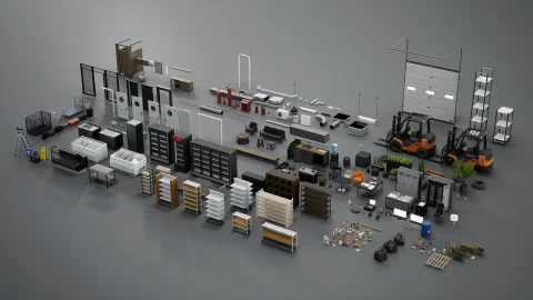 杂货店道具收藏 Grocery store props collection