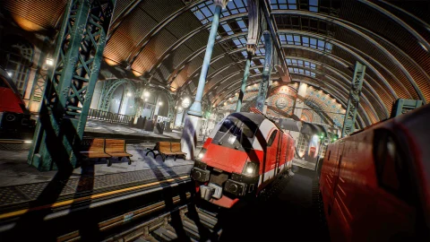维多利亚火车站-Victorian Train Station and Railroad Modular Set