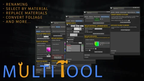 资产的快速批量操作 - MultiTool - Quick batch operations on assets