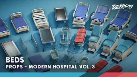 现代医疗道具 - Modern Hospital Props VOL.3