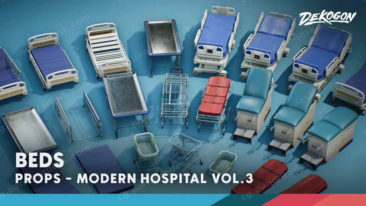 现代医疗道具 - Modern Hospital Props VOL.3