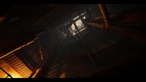 废弃工业楼梯间-Abandoned Industrial Stairwell