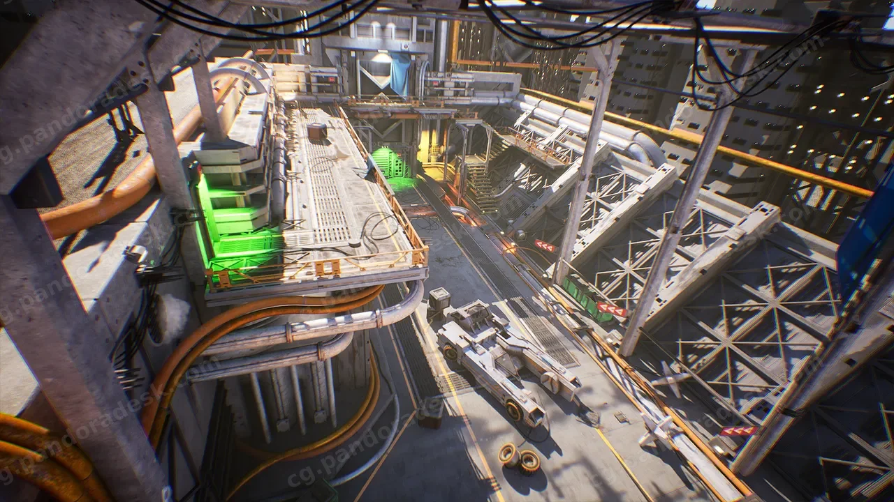 科幻赛博朋克环境-SciFi Kitbash Level Builder Vol.2