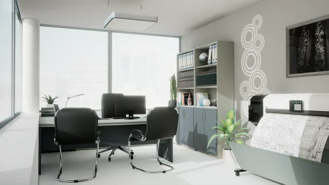 办公室场景 - Office Scene