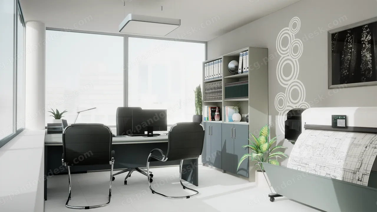 办公室场景 - Office Scene
