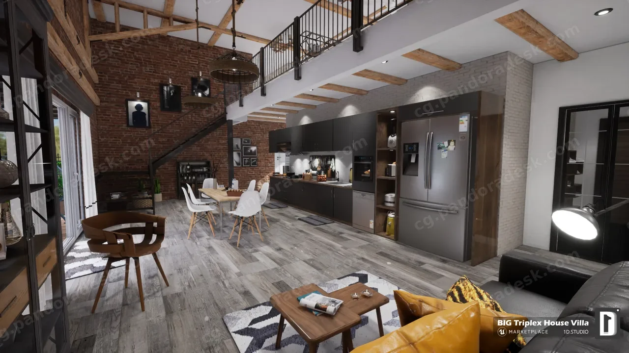 三层别墅 - Triplex House Villa
