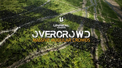 虚幻引擎5大规模人群模拟 OverCrowd