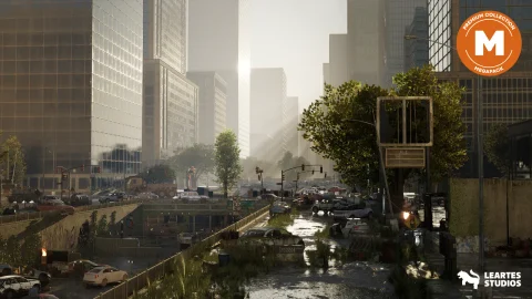 后世界末日纽约巨型包 - Post Apocalyptic NYC Environment Megapack
