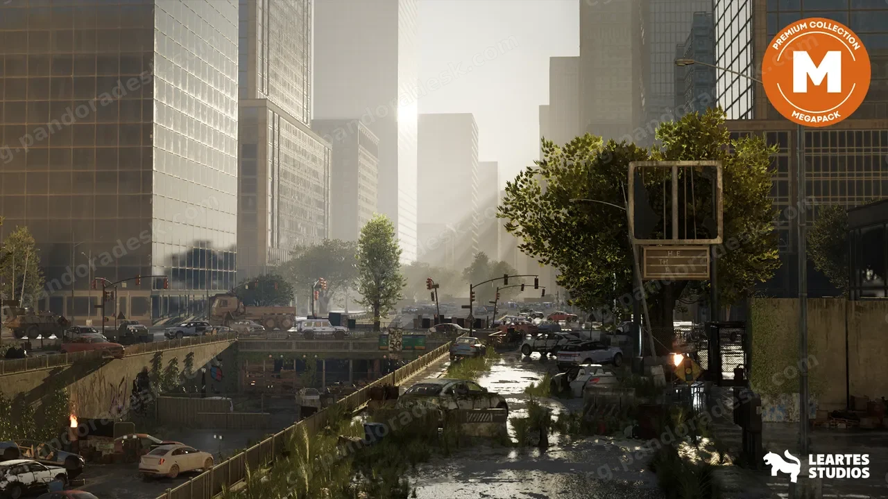 后世界末日纽约巨型包 - Post Apocalyptic NYC Environment Megapack