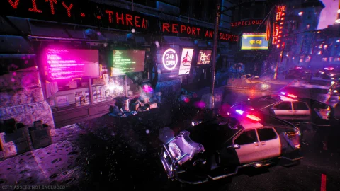 赛博朋克视觉特效 -Cyberpunk FX Pack 2 - Neon Panels and Screens