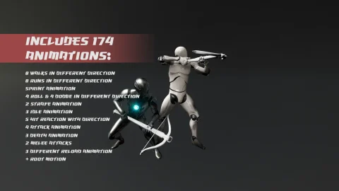 弩箭动画套装 Crossbow Animation Set