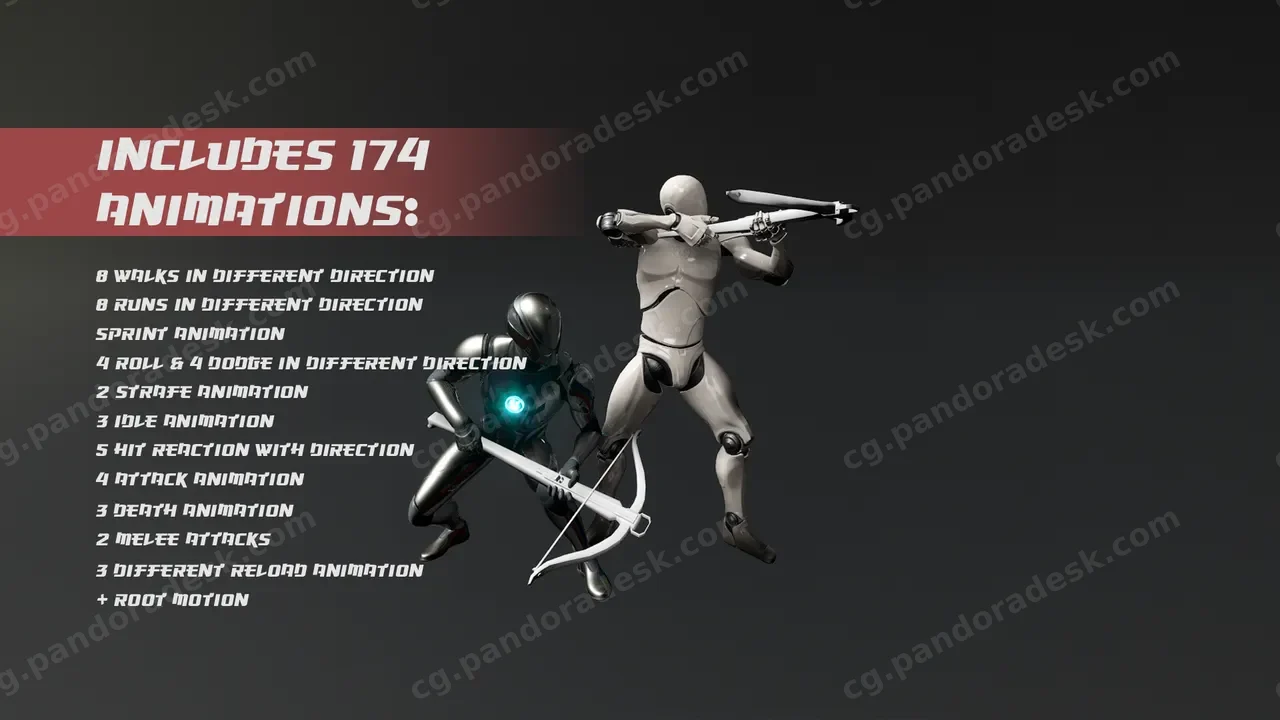弩箭动画套装 Crossbow Animation Set
