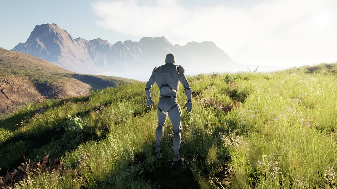 可定制的高级景观材质 - Fully customizable Advanced Automatic Landscape Material