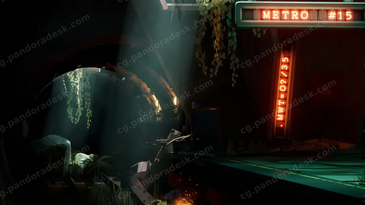 废弃地铁隧道-Metro 15 - Environment Pack