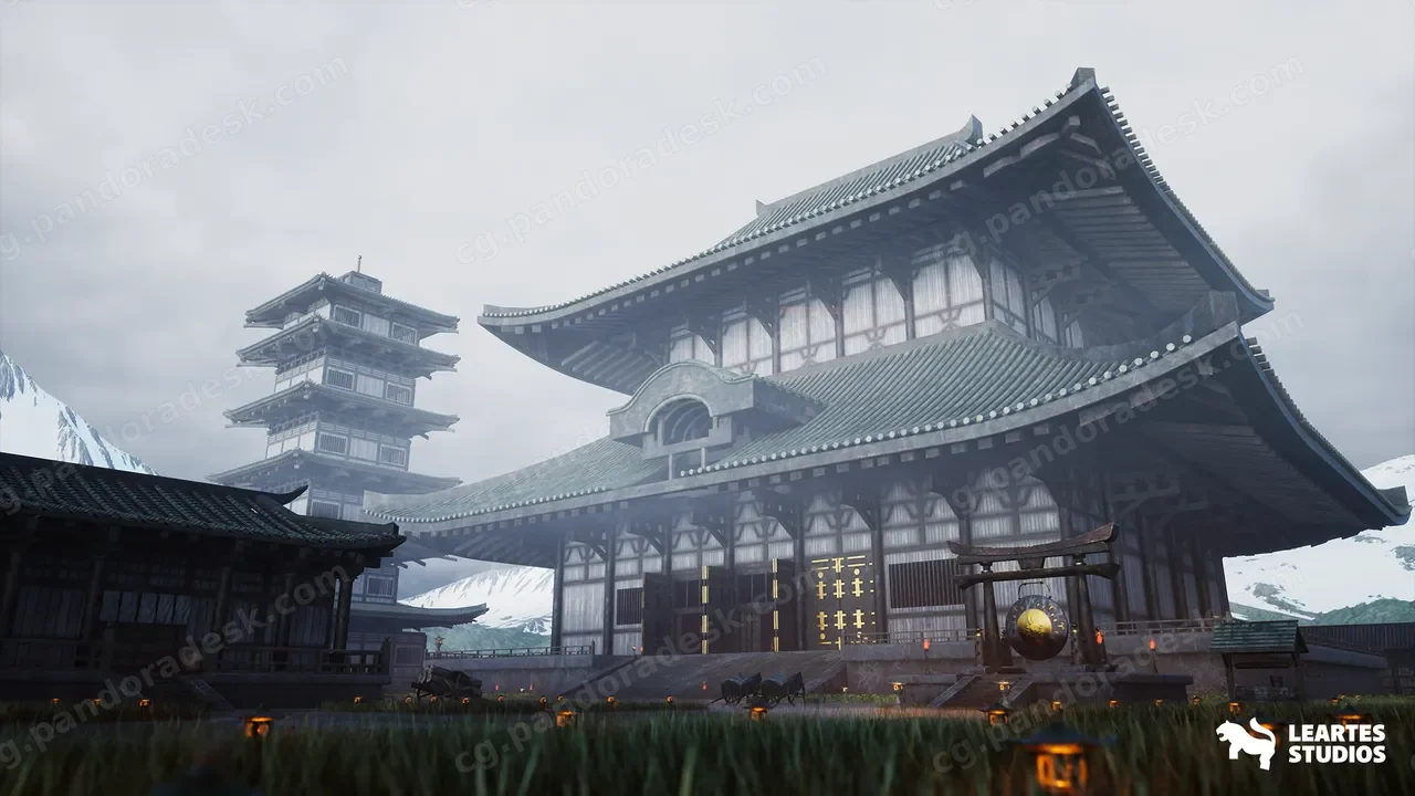 日本寺庙环境-Japanese Temple Environment