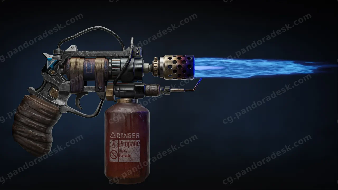 火焰喷射器 - FlameThrower Weapon - Unreal Engine 5.3+