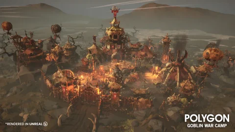 风格化哥布林战争营地POLYGON - Goblin War Camp