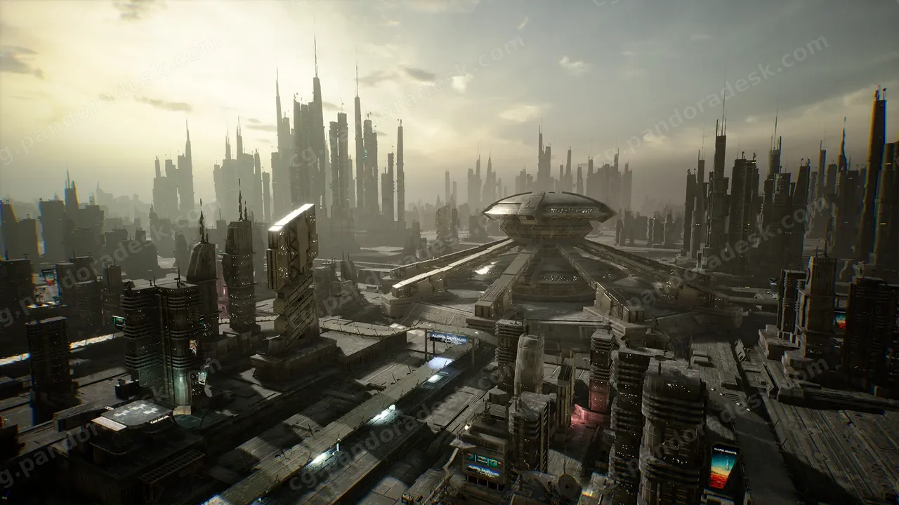 科幻建筑包 - Brushify - SciFi Buildings Pack
