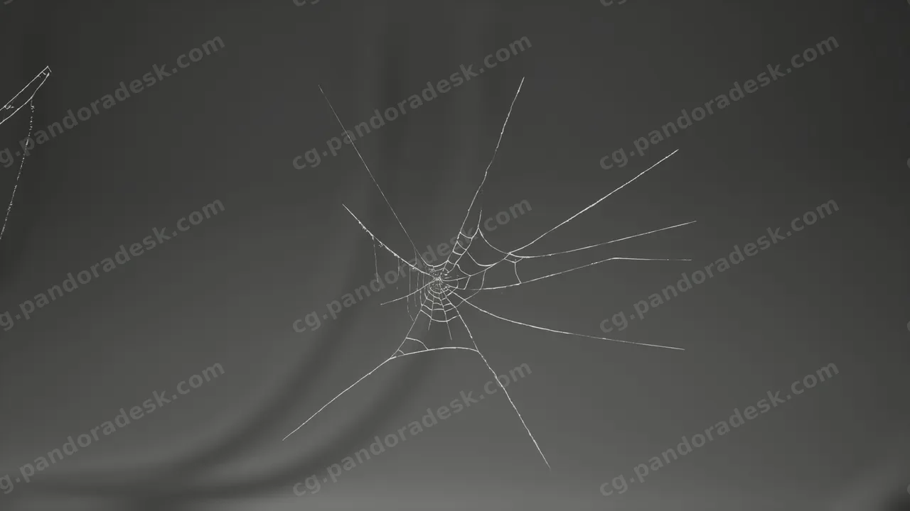 游戏高品质蜘蛛网模型道具 - MAE Cobweb Collection 01