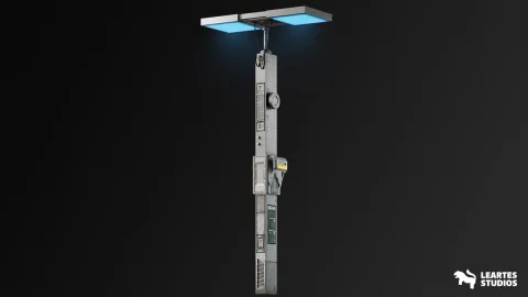 赛博朋克路灯 - Cyberpunk Street Lights