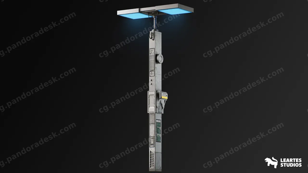 赛博朋克路灯 - Cyberpunk Street Lights