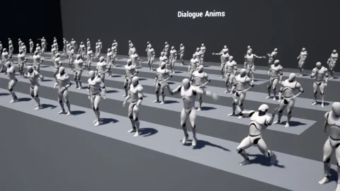 对话交流/交谈手势动画-Dialogue Anims