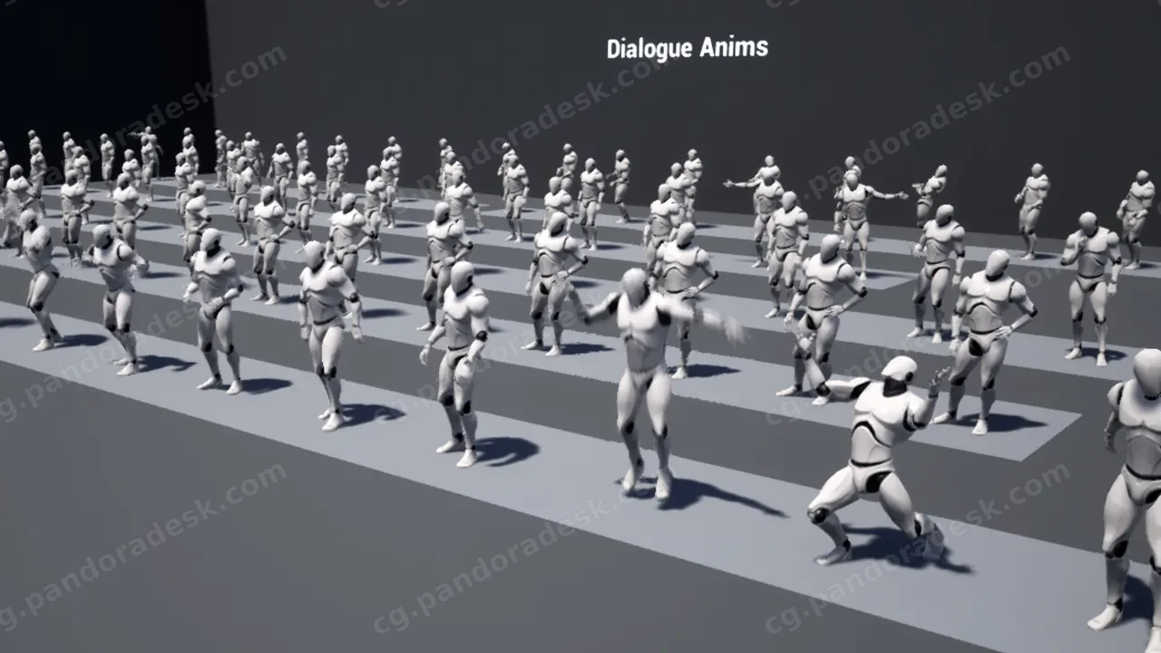 对话交流/交谈手势动画-Dialogue Anims