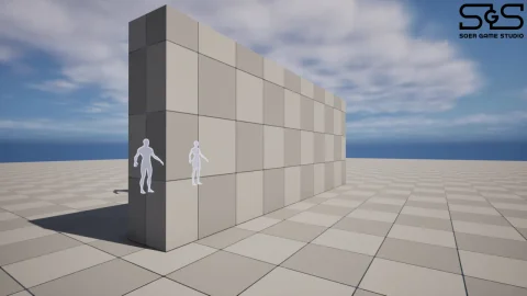 透过墙壁的后期材质 - Vision Through Wall Material