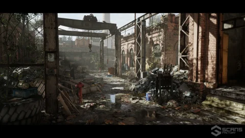 [扫描] 工业废弃建筑 - [SCANS] Industrial Abandoned Buildings - Modular Environment
