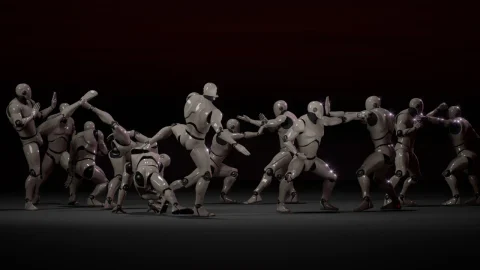 战斗动画 功夫 V1 - Combat animations - Kung fu V1