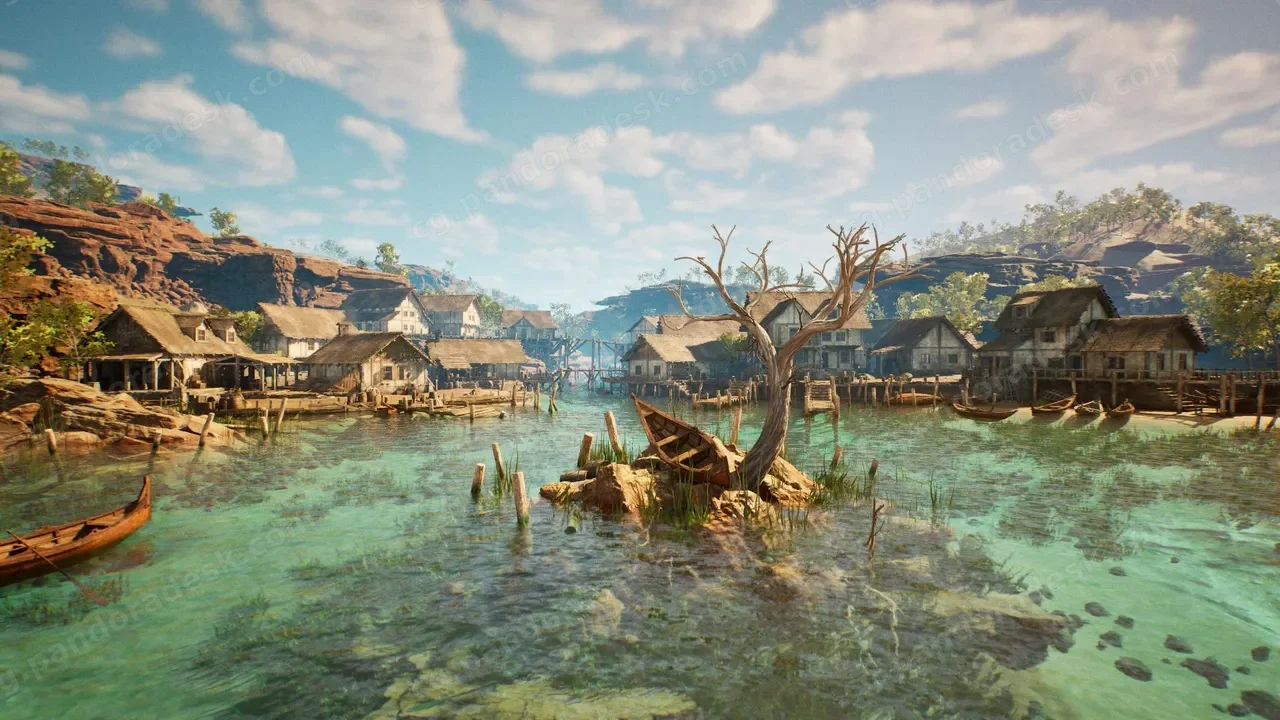 中世纪海滨村庄 - Medieval Seaside Village